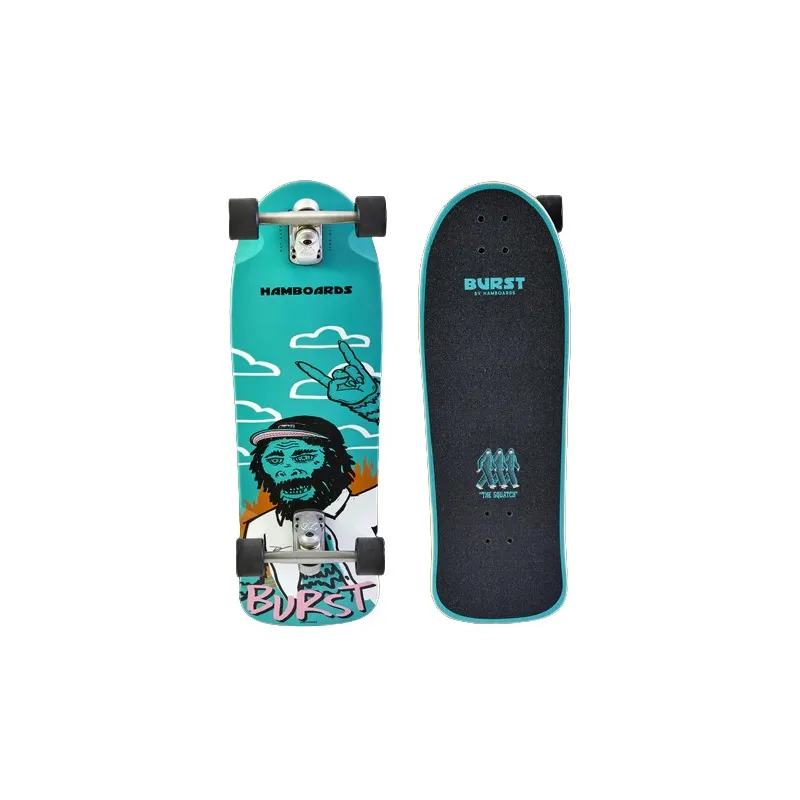 Hamboards Burst Carving 32" Surfskate Board Complete