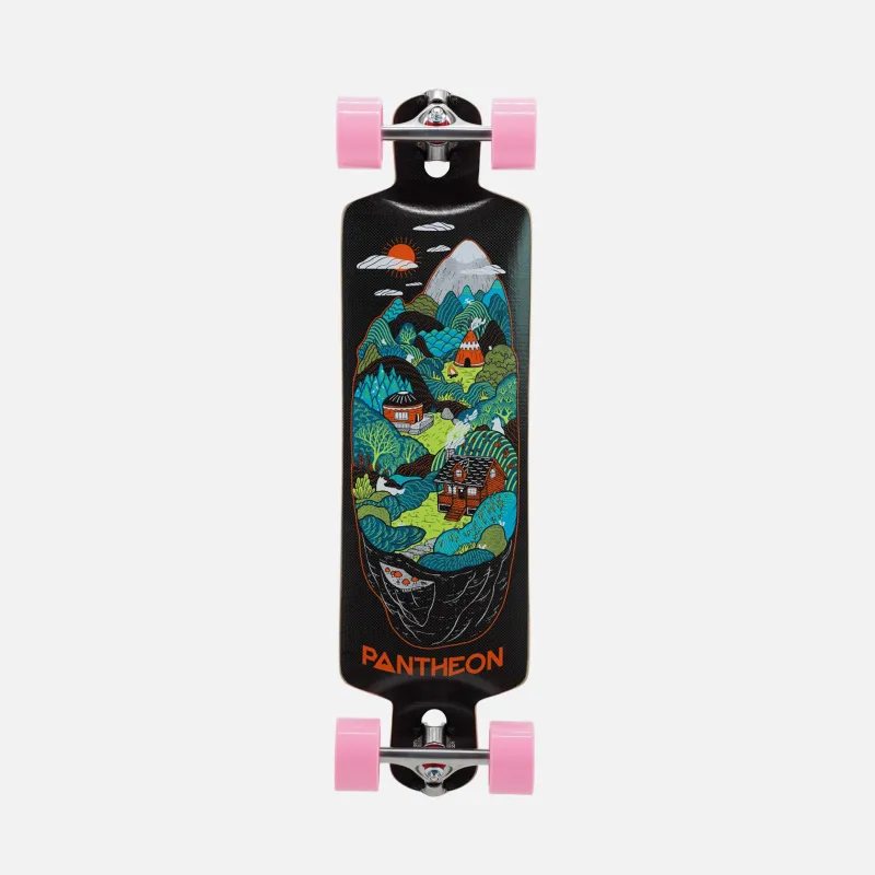 Pantheon Trip Carbon Indian Hills 33" Longboard Complete