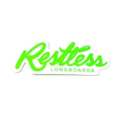 restless Restless Longboards Logo Sticker