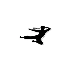 Street Plant karate small sticker