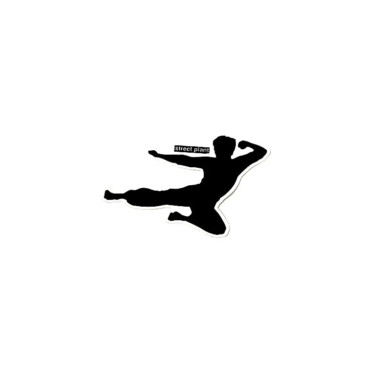 Street Plant karate small sticker