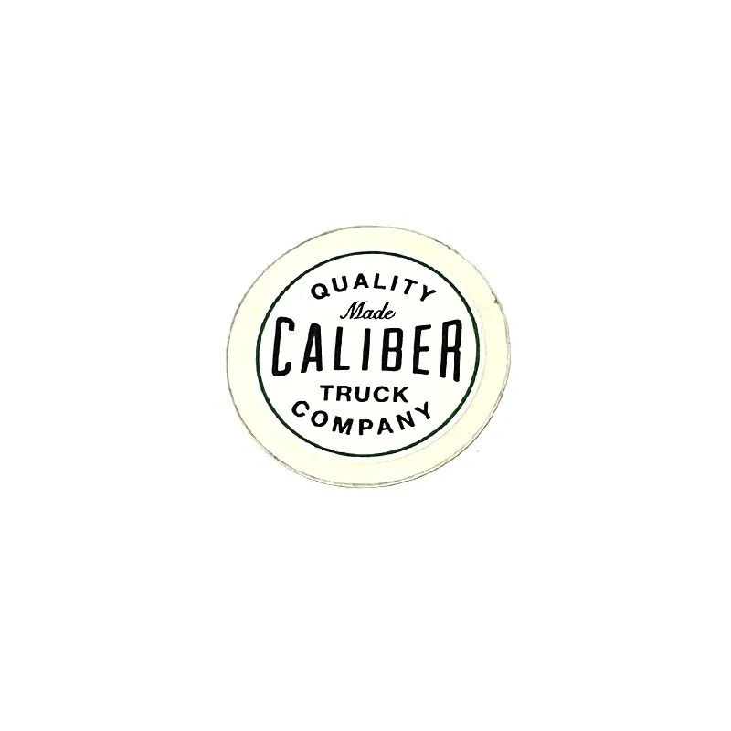 Caliber logo small sticker