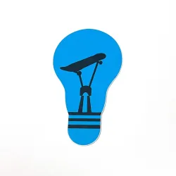 Shredlights Light Bulb Sticker