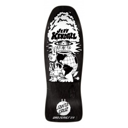 Santa Cruz Kendall Friend Of The World Reissue Deck 10.0" Old School Skateboard Deck