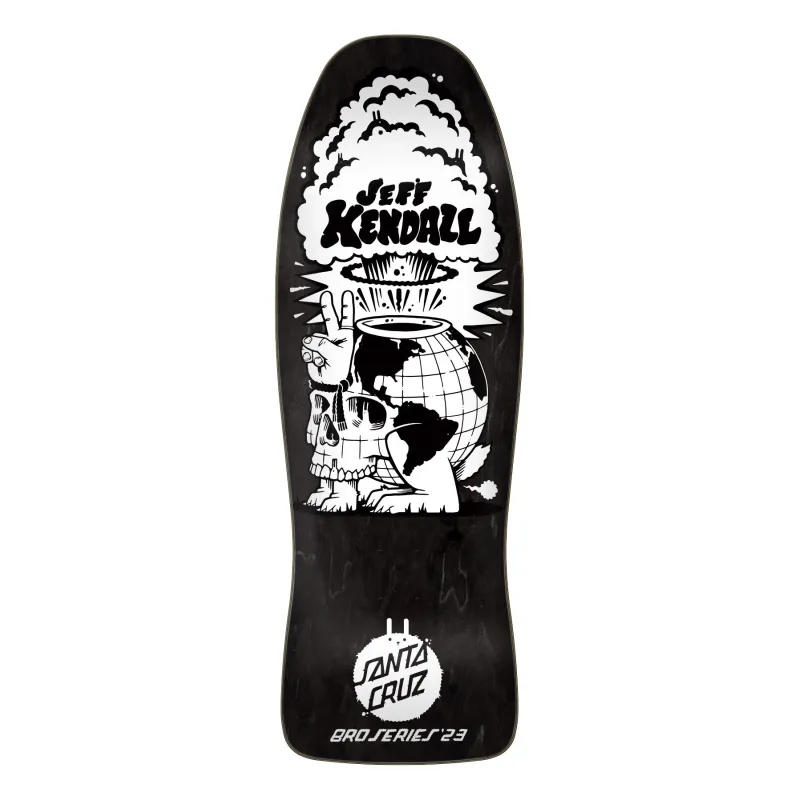 Santa Cruz Kendall Friend Of The World Reissue Deck 10.0" Old School Skateboard Deck