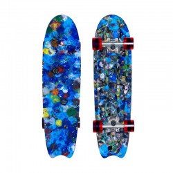 WasteBoards Star Blue / Teal Caps - Deck Only