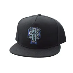 Dogtown Blue Cross Patch Snapback Cap