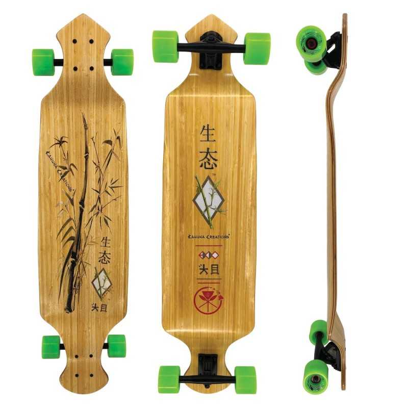 Kahuna 42" Drop Deck Bamboo - Complete