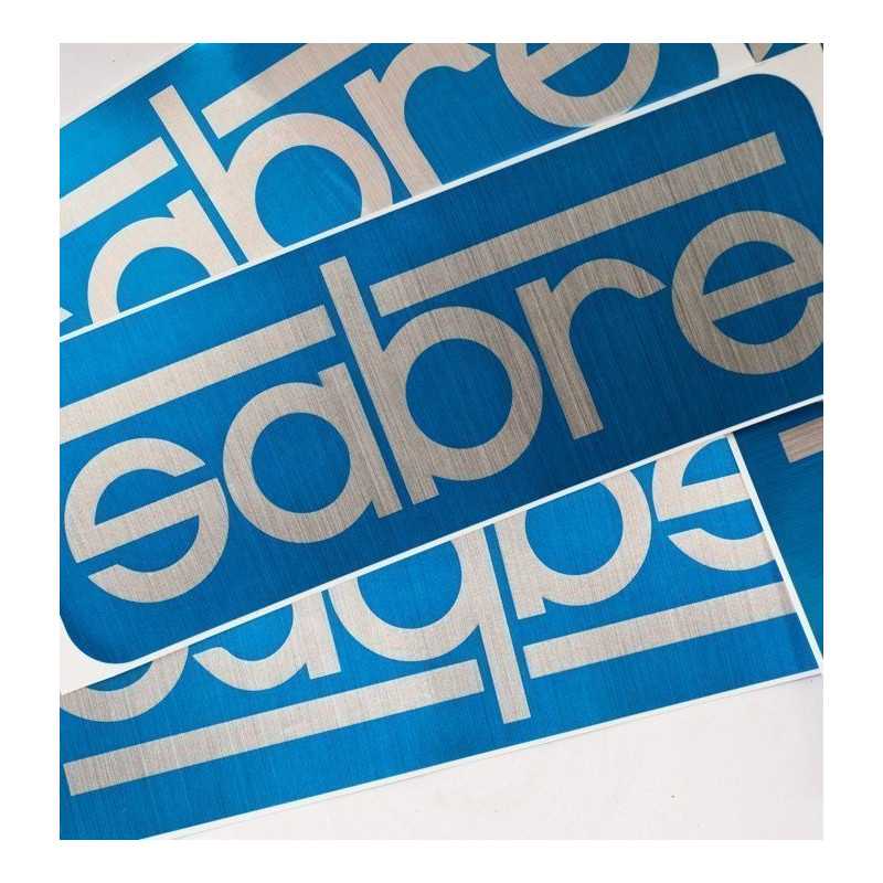 Sabre Logo Foil Large Sticker