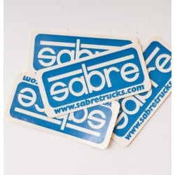 Sabre Rectangle Small Sticker
