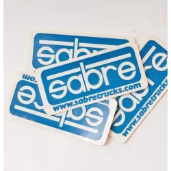 Sabre Rectangle Small Sticker