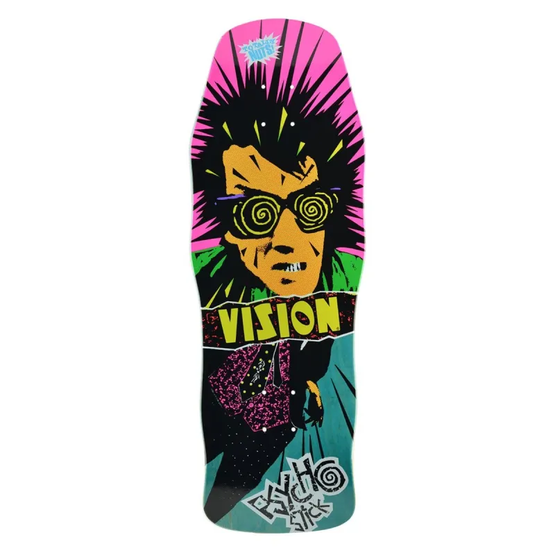 Vision Psycho Stick Modern Concave 10" Old School Skateboard Deck