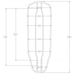 Zenit BB+ LDP 28" Longboard Deck