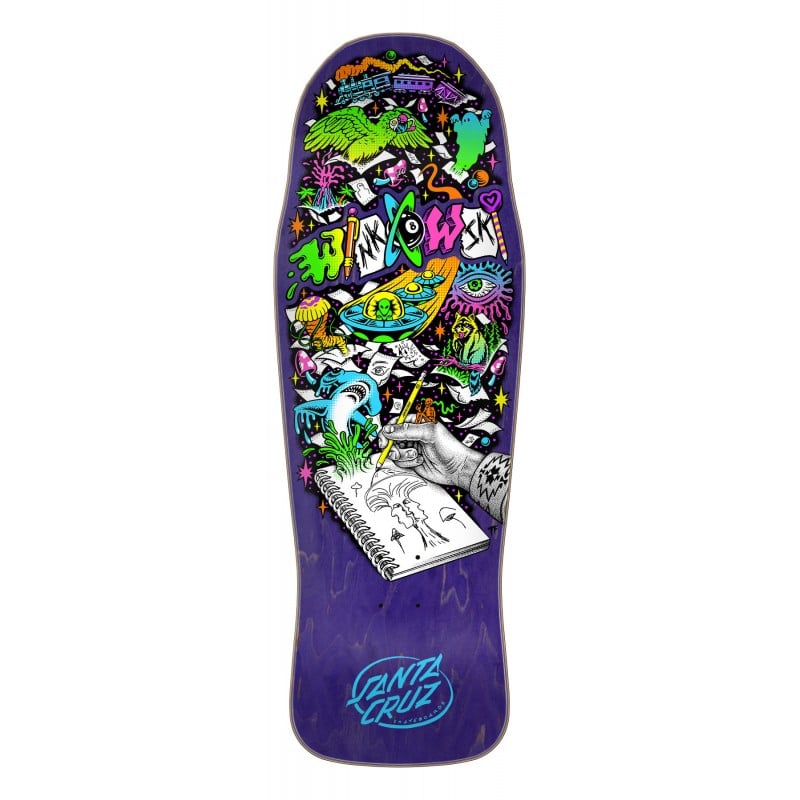 Santa Cruz Winkowski Sketchbook 10.34" Old School Skateboard Deck Santa Cruz Winkowski Sketchbook 10.34" Old School Skateboard Deck
