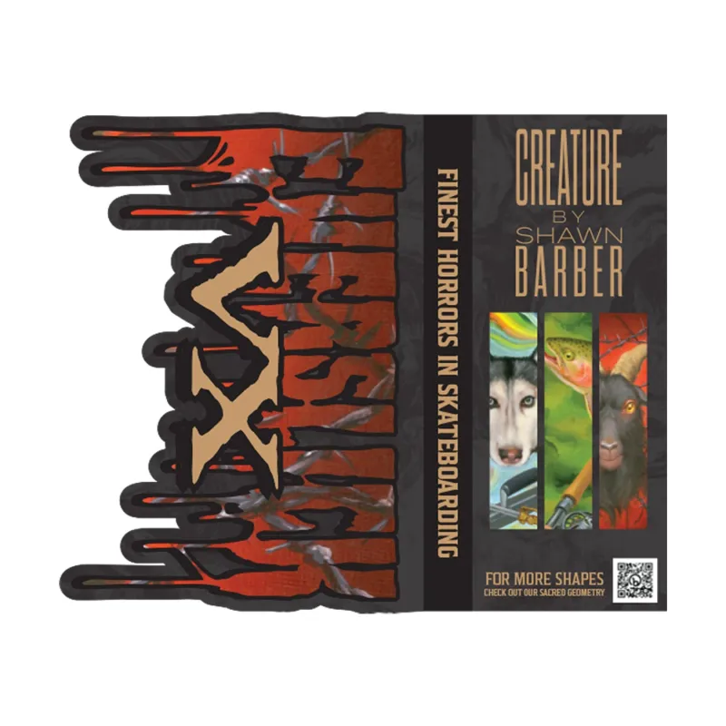 Creature Lockwood Memento VX Everslick 8.25" Skateboard Deck