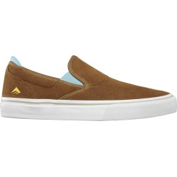 EMERICA Wino G6 Slip-On Shoes Brown/Blue - 8.5