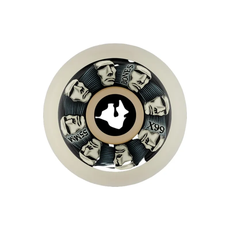 Bones X-Formula Head Rush V5 Sidecut 99A Skateboard Ruedas