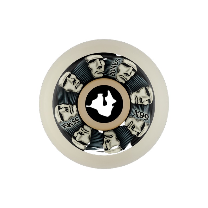 Bones X-Formula Head Rush V5 Sidecut 99A Skateboard Ruote