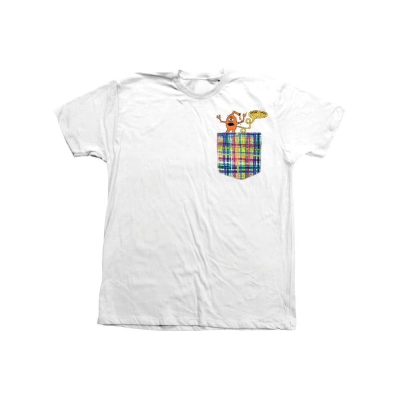 Toy Machine Here Comes Plaid Pocket T-Shirt