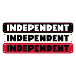 Independent Achsen Bar Logo Sticker Assorted Colors 8" x 1.2"