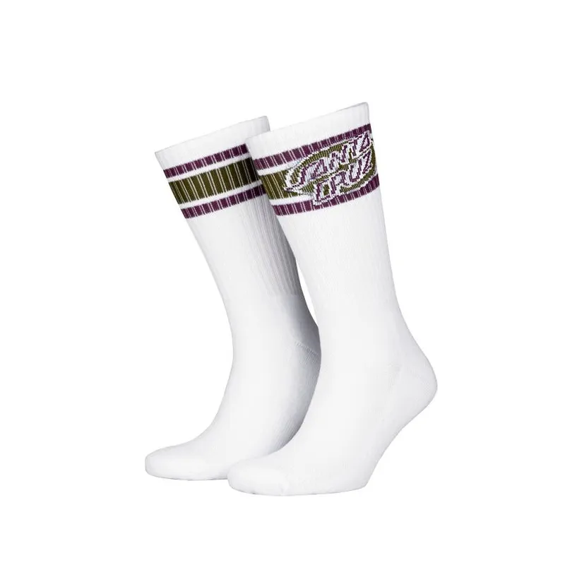 Santa Cruz Oval Dot Stripe Socks