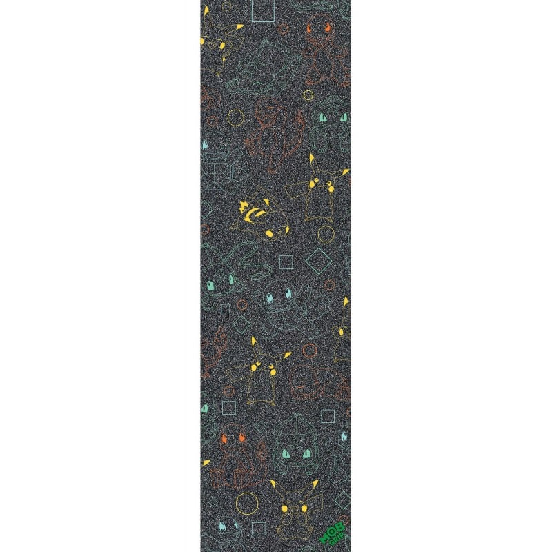 Mob x Pokémon Pikachu Partners Griptape Sheet 9x33" Mob x Pokémon Pikachu Partners Griptape Sheet 9x33"