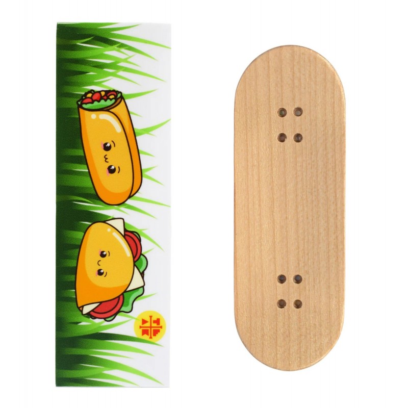 Teak Tuning Fingerboard Deck & Graphic Wrap