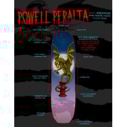 Powell-Peralta Pro Andy Anderson Baby Heron (Vajra) Flight 8.4" Skateboard Deck