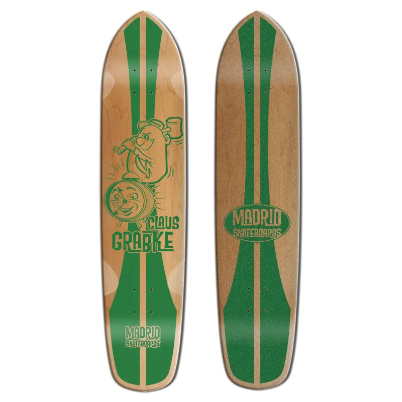 Madrid Claus Grabke Retro Cruiser 7.5" Old School Skateboard Deck