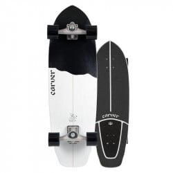 Carver 32.5" Zwart Tip Surfskate Complete