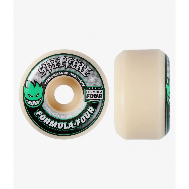 Spitfire Formula Four Conical Green 52mm Skateboard Rollen