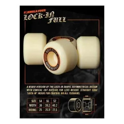 Spitfire Formula Four Lock-In Full 54mm 99Du Skateboard Wheels