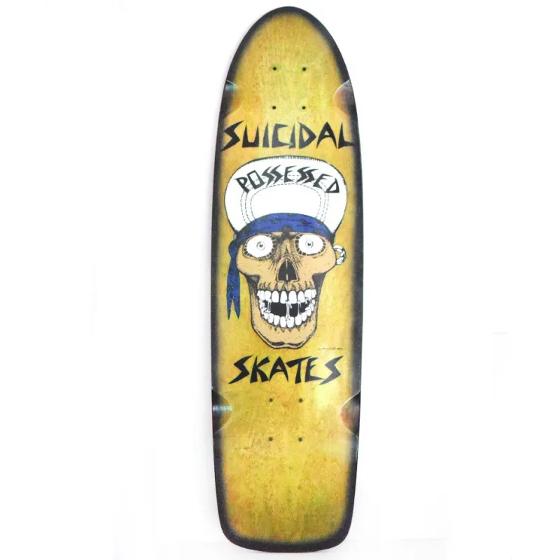 Buy Dogtown Suicidal Skates Punk Skull 70's Classic 8.375" Old School Skateboard Deck - WF at the Sickboards Longboard Shop
