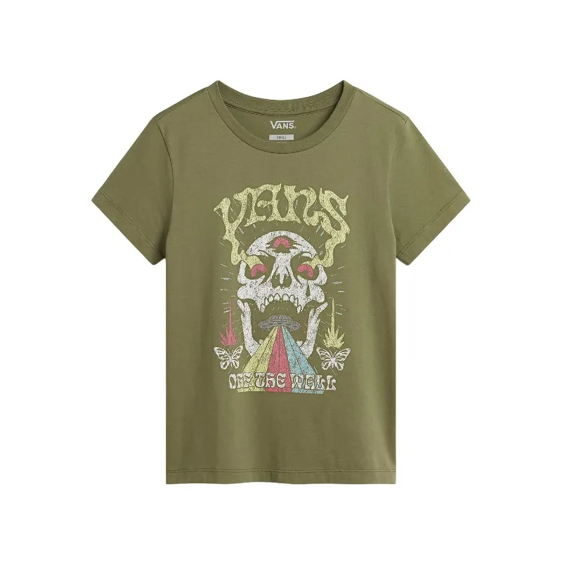 Vans Skull Saucer Crew Women's T-Shirt