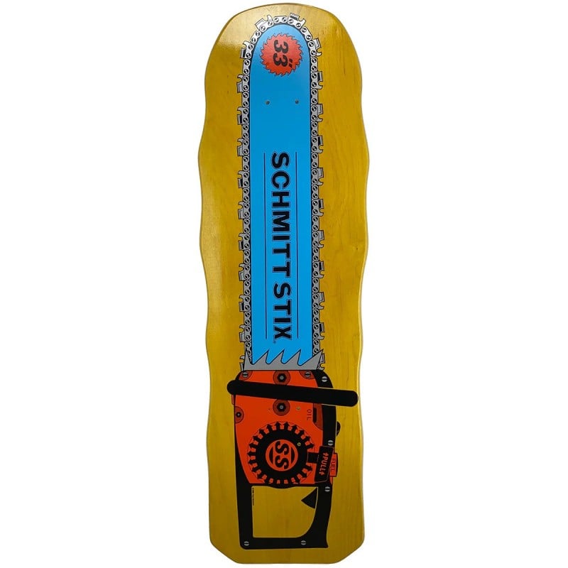 Schmitt Stix Chainsaw Old School Skateboard Deck