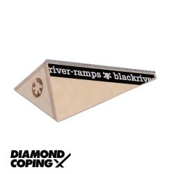 Blackriver Ramps Polebank Diamond Coping For Fingerboard