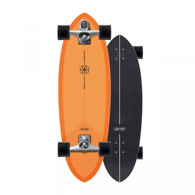Carver CI Mid Orange 32" Surf Skate Complete