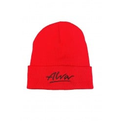 Alva OG Logo Beanie Red