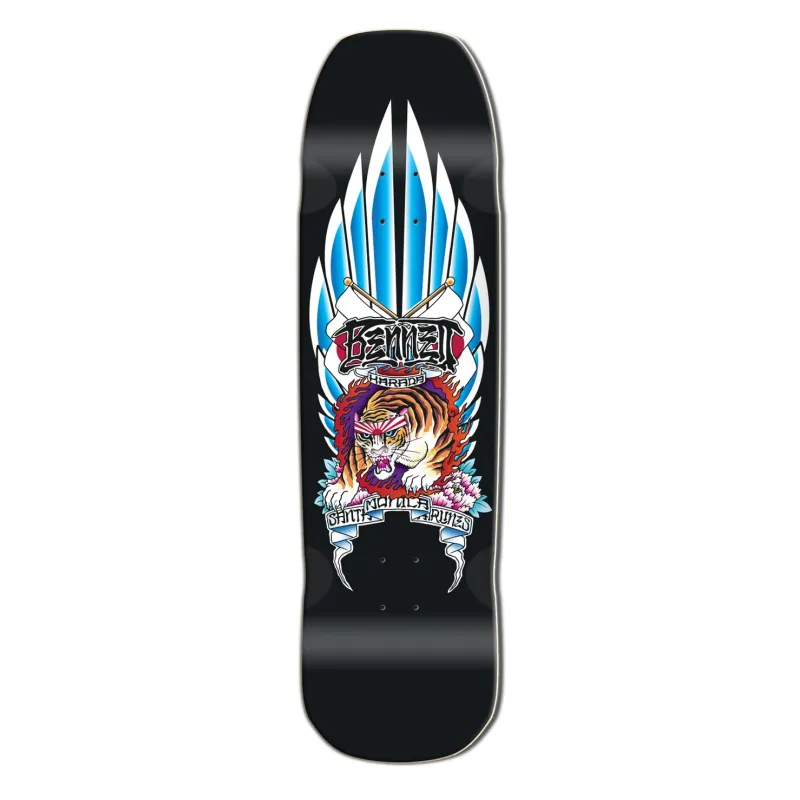 Santa Monica Airlines Limited Edition Bennet Hadara Tiger 9.0" Old School Skateboard Deck