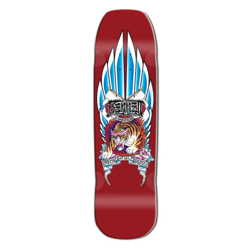 Santa Monica Airlines Limited Edition Bennet Hadara Tiger 9.0" Old School Skateboard Deck