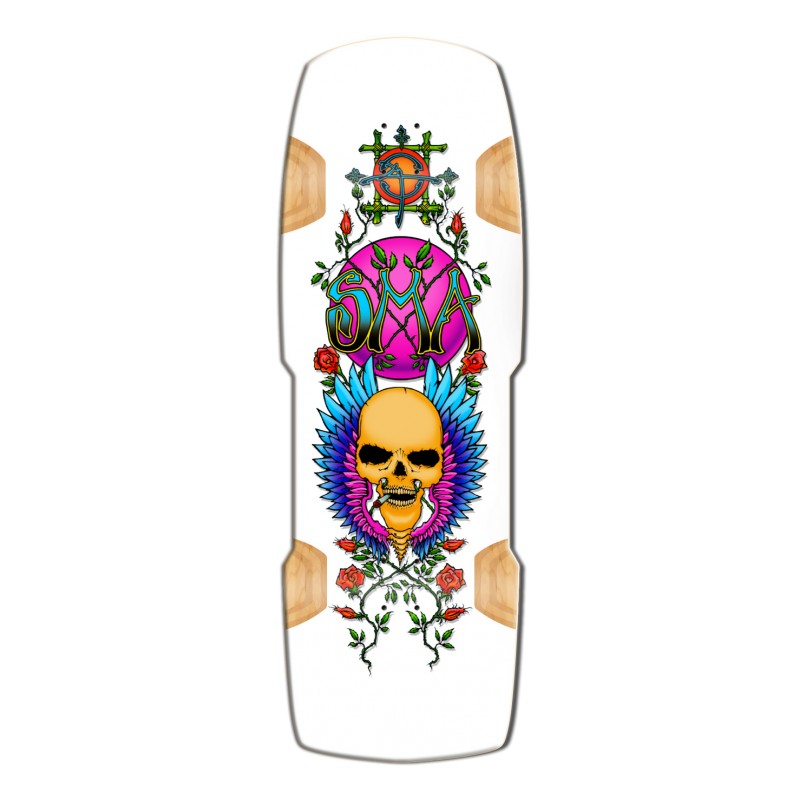 Madrid x SMA Limited Edition Wes Humpton Flying Skull 11" Old School Skateboard Deck