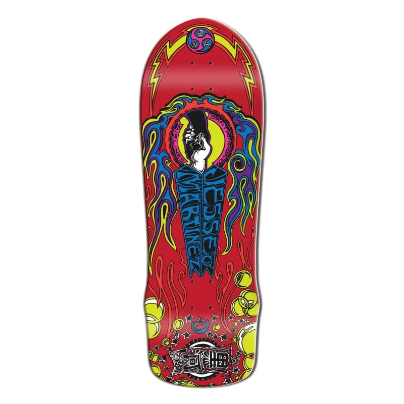 Santa Monica Airlines Limited Edition Jesse Martinez Hand Shake 10.0" Old School Skateboard Deck