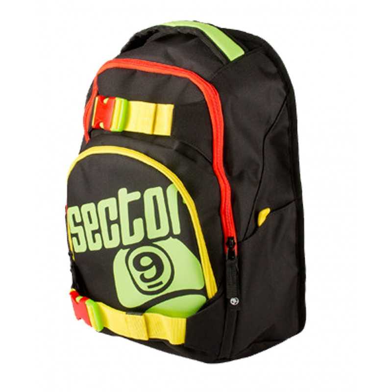 Sector 9 Pursuit Rasta Back Pack Sector 9 Pursuit Rasta Back Pack
