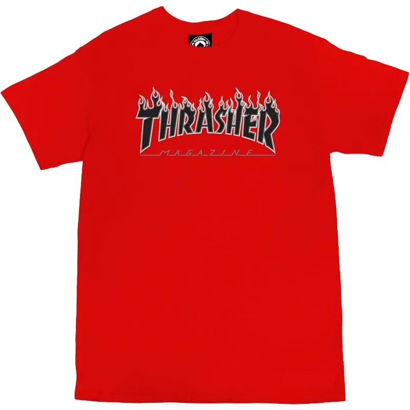 Thrasher Outlined T-Shirt