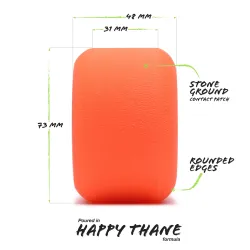 Orangatang Beefcake 73mm Longboard Roues