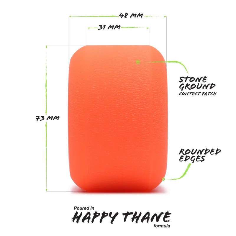 Orangatang Beefcake 73mm Longboard Roues