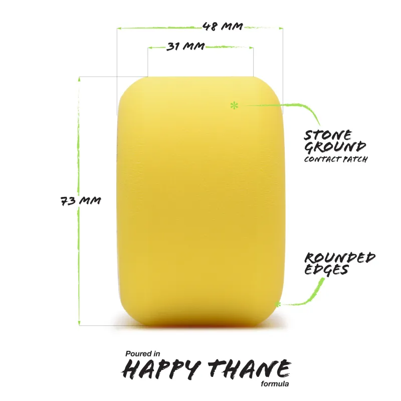 Orangatang Beefcake 73mm Longboard Wheels
