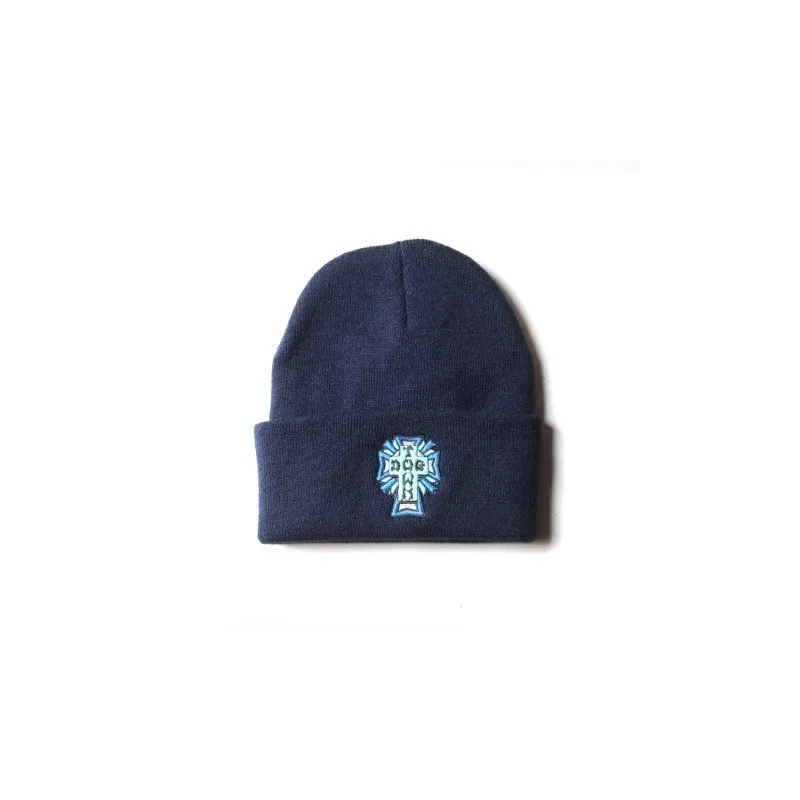 Dogtown Blue Cross Patch Beanie