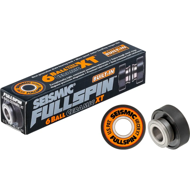 Seismic Fullspin 6-Ball Ceramic XT Built-In Rodamientos (set of 8)