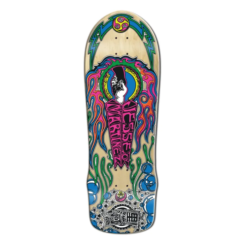 Santa Monica Airlines Limited Edition Jesse Martinez Hand Shake 10.0" Old School Skateboard Deck